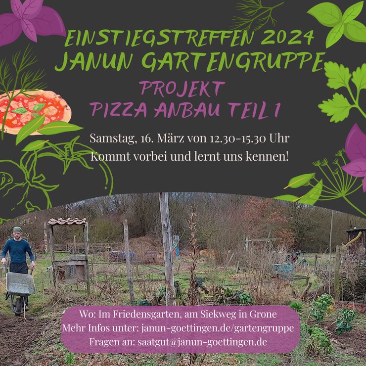 Einstiegstreffen 2024 JANUN Gartengruppe