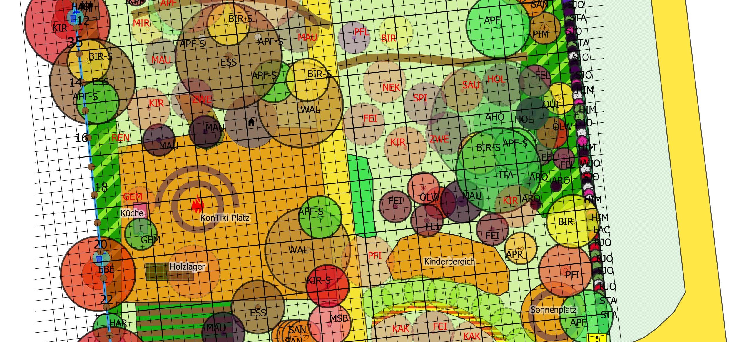 Karte nach dem 13. Planungstreffen