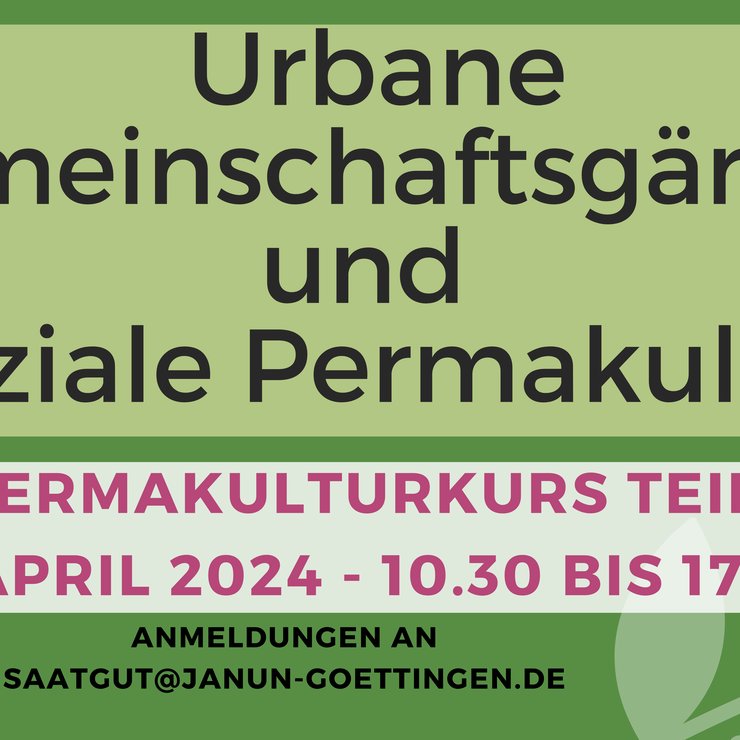 Permakulturkurs Teil 1 Banner