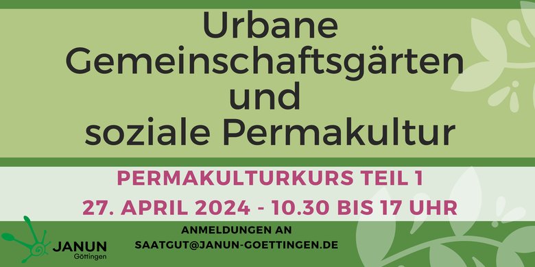 Permakulturkurs Teil 1 Banner