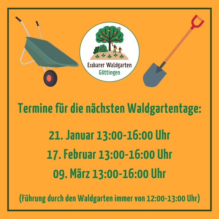 Pflanztag Ankündigung