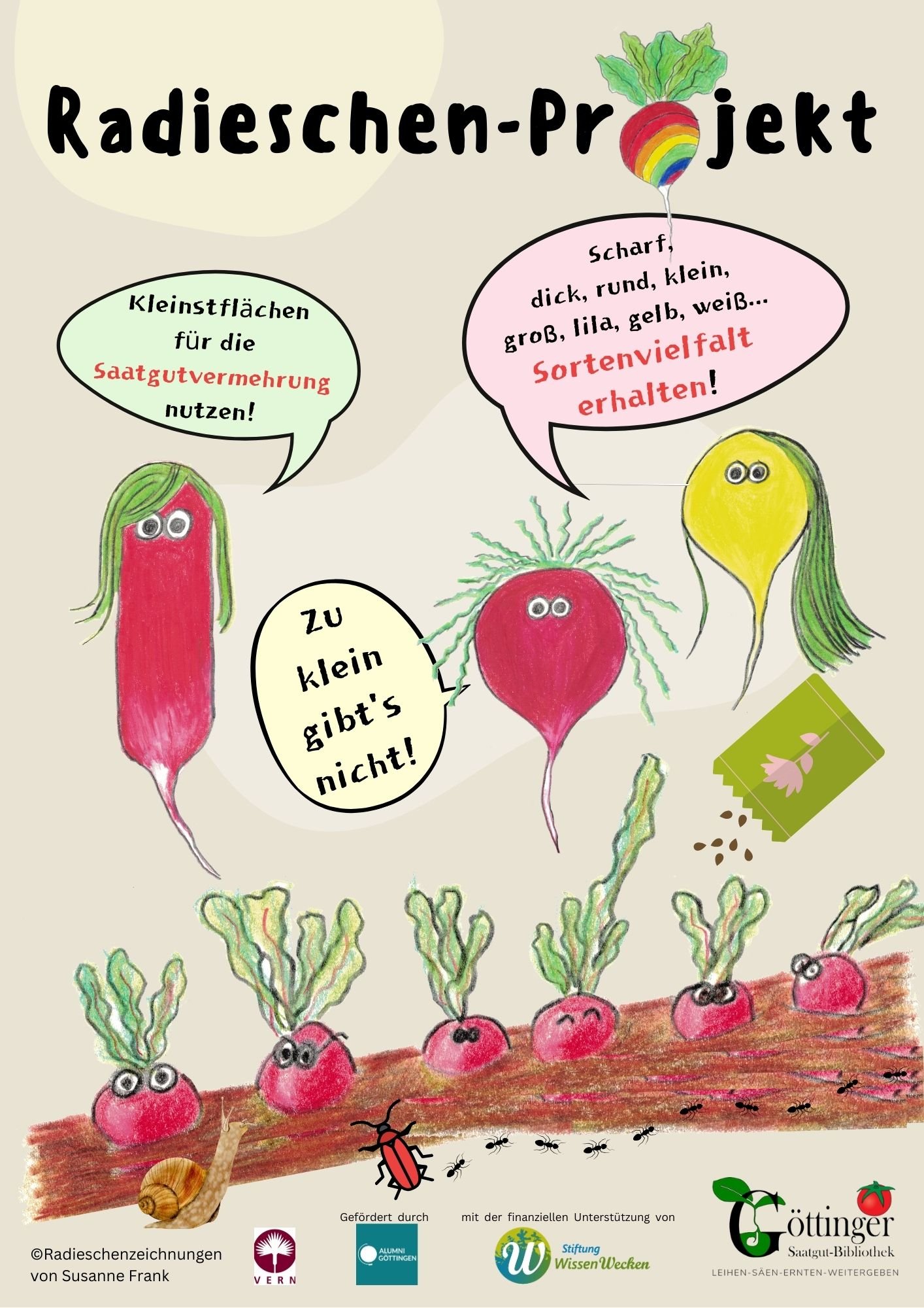 Radieschen-Vielfalt!!